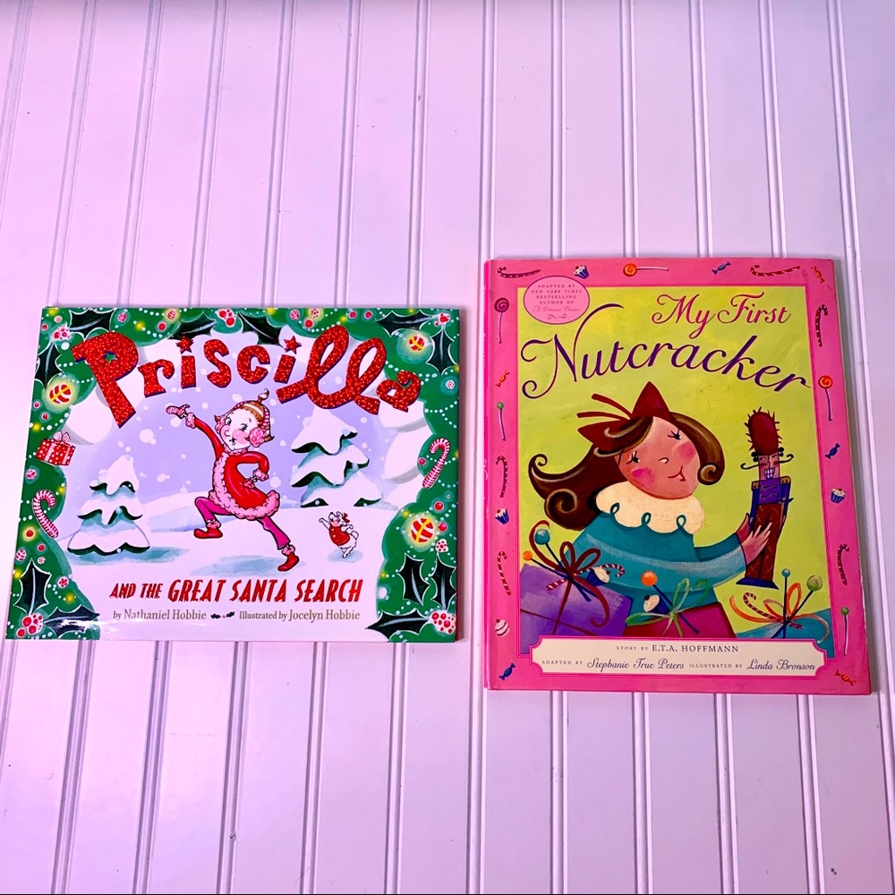 2 Hardcover Christmas Holiday Books